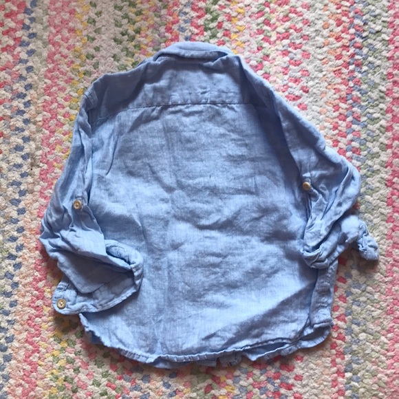 🧸Zara Baby Boy Button Down Shirt - Picture 5 of 6